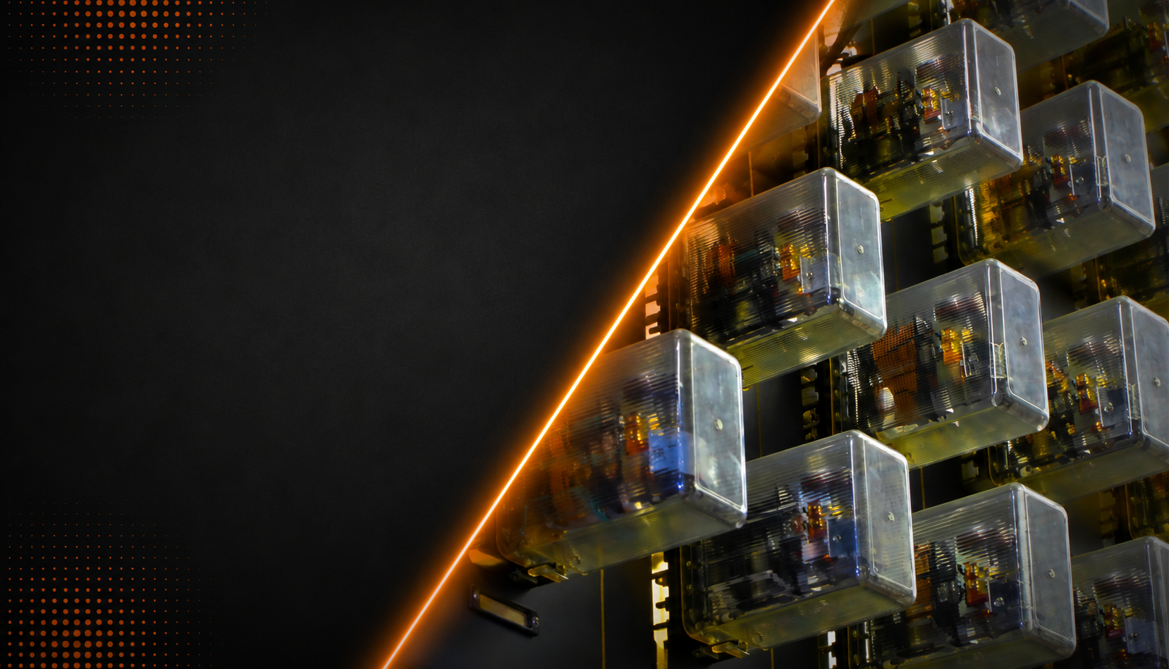 Werner plug-in relay with LED indicator on DIN-rail socket