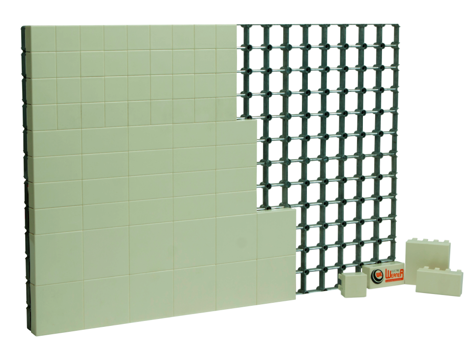 9000 Series metal-grid mosaic mimic panel