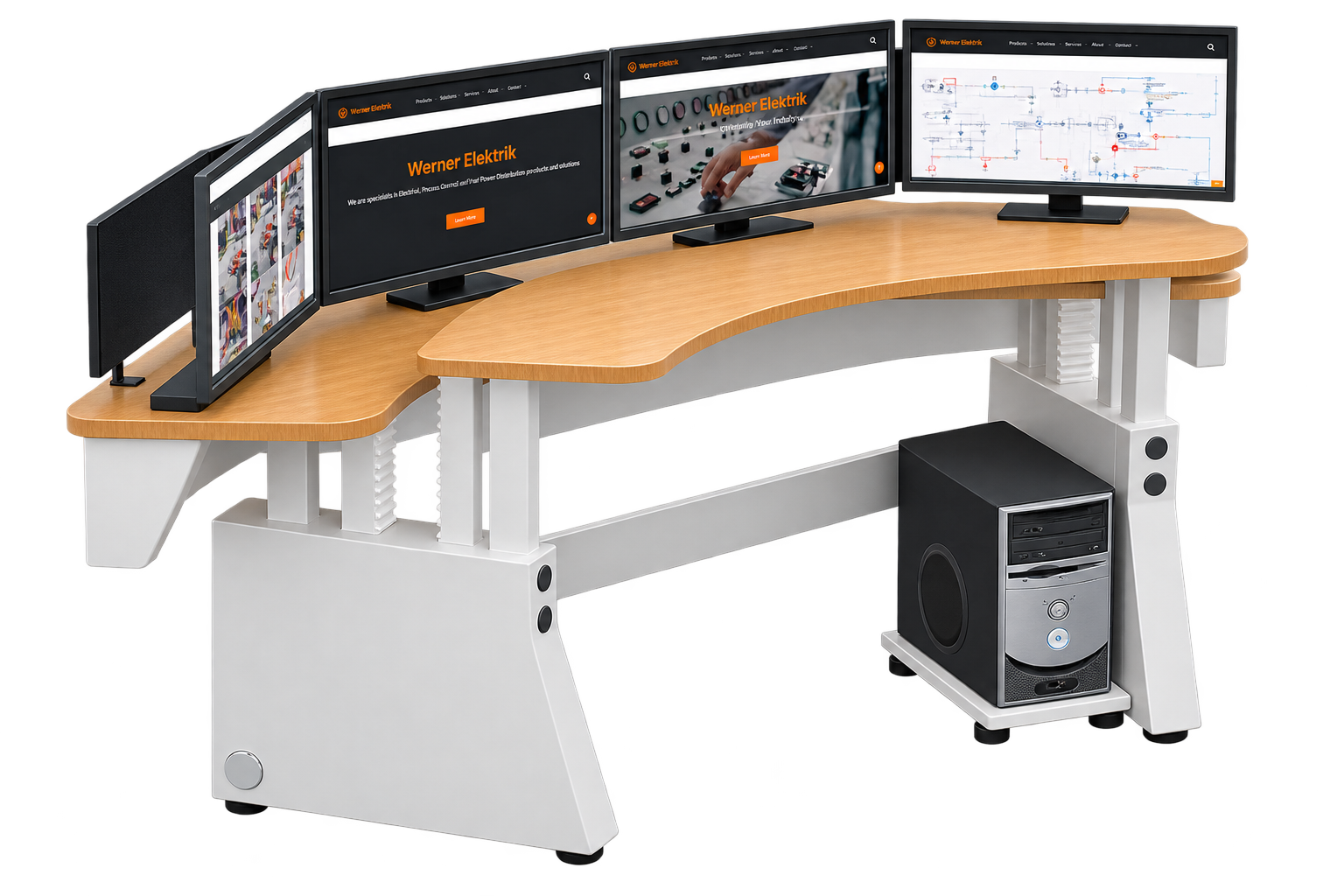 Aura series operator workstation console