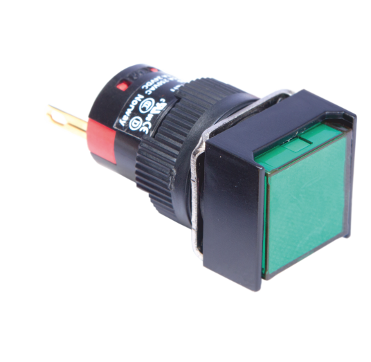 40 Series ø16 mm indicator — green square lens